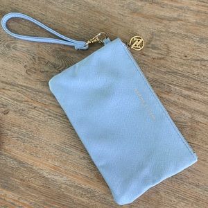 Baby blue wristlet
